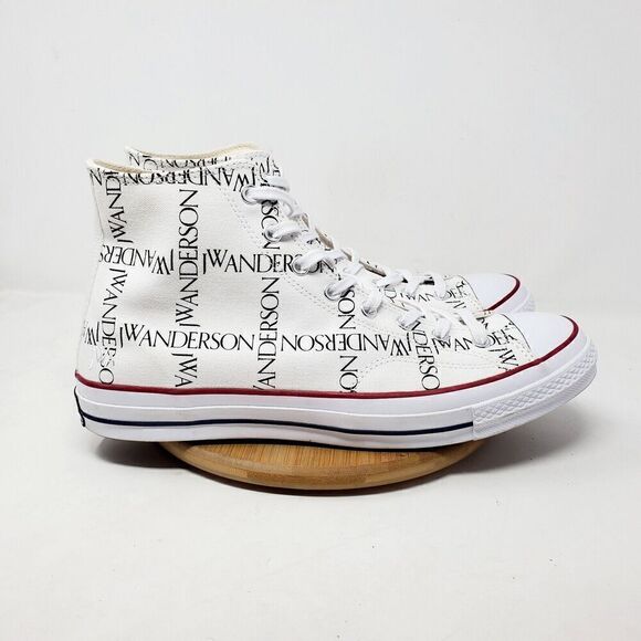 Converse JW Anderson Chuck Taylor 70 Shoes Mens 13 Hi Top Grid Logo Sneakers - Picture 6 of 12